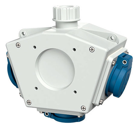 MENNEKES Energiewürfel Kst gr IP44 DELTA-BOX 92798 3Steckd