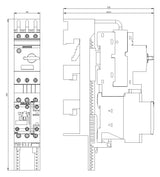 SIEMENS Direktstarter 4kW 230V AC 8,5A 3RA2120-1JD24-0AP0 7-10A IP20
