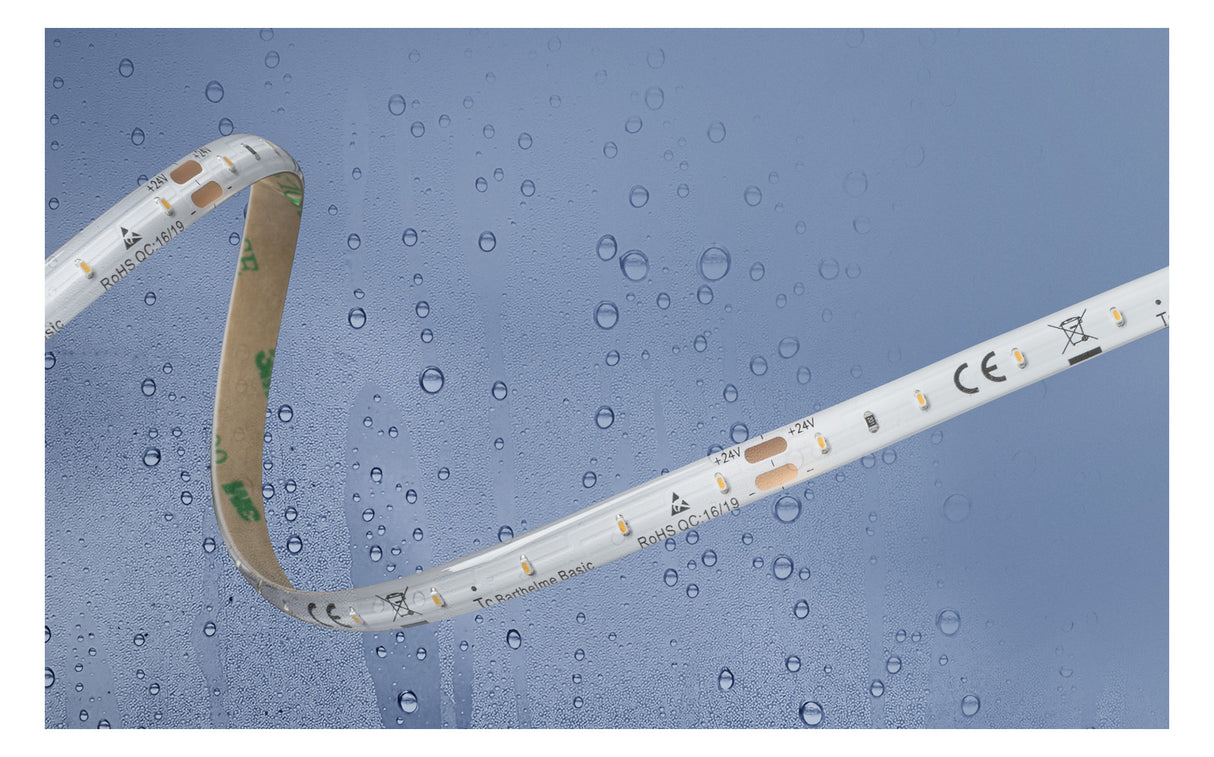 BARTHELME LED-Lichtband 4,8W/m ws 3000K 51540333 70Stk/m IP54 DC 24V