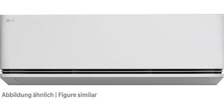 Wandgerät LG Dualcool H09S1P.NS1, IR-FB 2,6 kW, Premium Modell, WLAN, R32/410A *