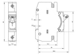 SIEMENS D0-Lasttrennschalter D01 1p 230V 5SG7611-0KK16 16A