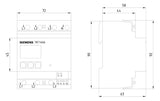 SIEMENS Kombimessgerät 7KT1666 Strommessgerät/Q/Hz/V/P