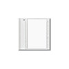 SIEDLE Ruftastenmodul Bus 1RT ws TM 700-1-0 W 99x99x26mm