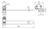 DEHN SE Erdungsrohrschelle V2A 9,5-17mm BRS 10.27 AQ2.5 10 V2A unbeh 2f 4-10qmm