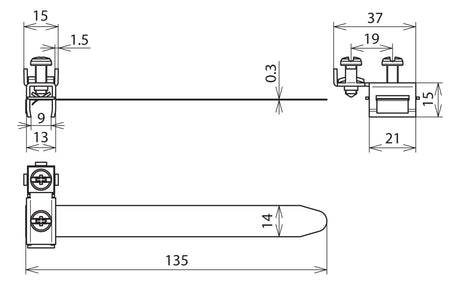 DEHN SE Erdungsrohrschelle V2A 9,5-17mm BRS 10.27 AQ2.5 10 V2A unbeh 2f 4-10qmm