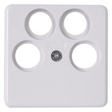 KOPP Zentralplatte Sat/TV/Radio 4f arkws HK02 370013008 Schraubbef