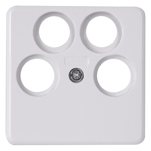 KOPP Zentralplatte Sat/TV/Radio 4f arkws HK02 370013008 Schraubbef