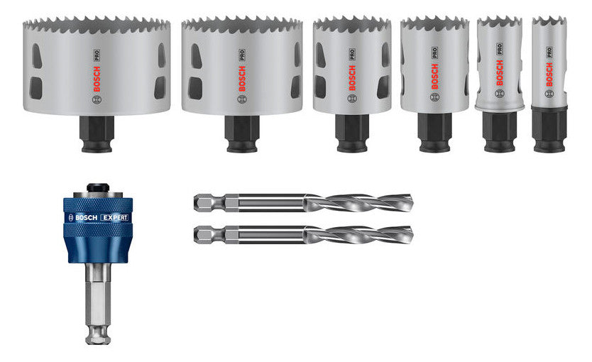 BOSCH-EW Werkzeugset 9tlg 6xLochsäge Box LOCHSÄGENSATZ