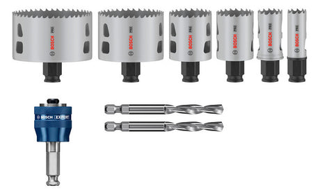BOSCH-EW Werkzeugset 9tlg 6xLochsäge Box LOCHSÄGENSATZ