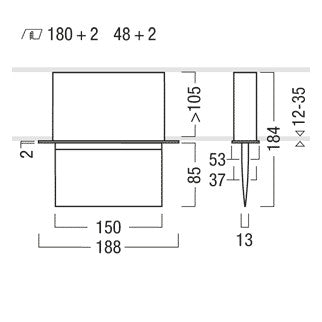 ZUMTOBEL LED-Sicherheitsleuchte 2,4W EB ARTSIGN 75 P MRC ECD SR SP2-E002-D 35lm