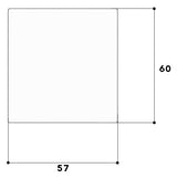 GGK Endstück LF-K 60x60mm li/re Kst sbr LFG 60x60-ES RAL8014 unbeh