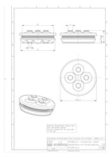 SPELSBERG Kabeleinsteckstutzen IP66 lgr DMS M32/4  32mm 3,5-6mm hfr geschl