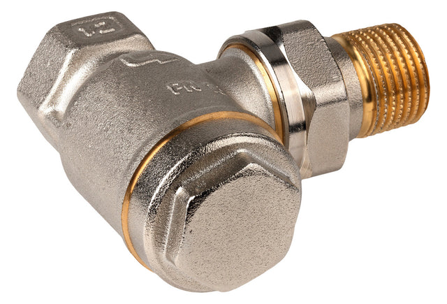 Honeywell Rücklaufverschraubung Veramax Messing vernickelt, Eck, 1/2'' | V2440E0015A