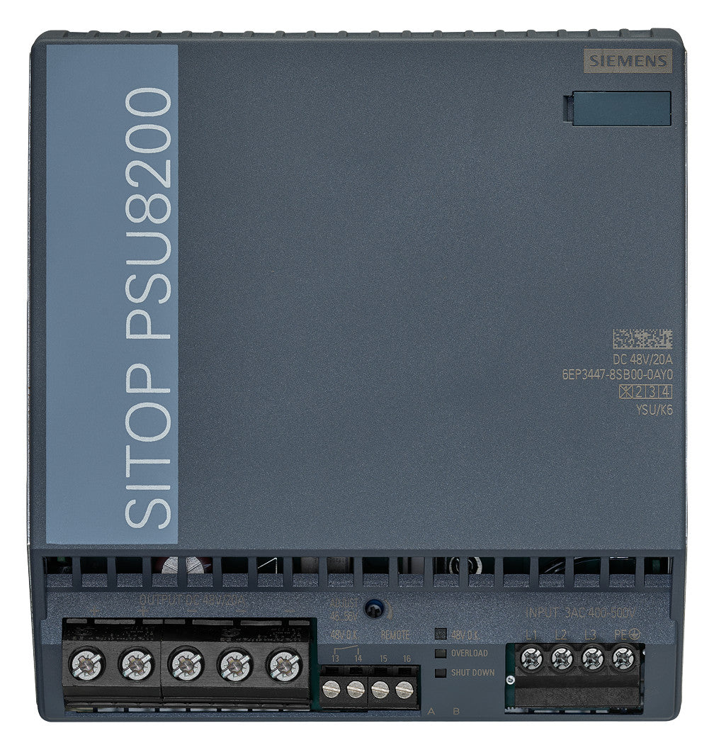 SIEMENS Gleichstromversorgung REG 48V 6EP3447-8SB00-0AY0 960W 400VAC 20A IP20