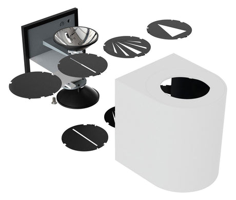 NORDLUX LED-Wandanbauleuchte 12W 3000K Canto2 49701010 A+ 500lm gr Konv IP44