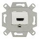 RUTENBECK Einsatz HDMI 1f rws Schraubbef KM-HDMI Up 0 rw ohne Beschriftungsfeld