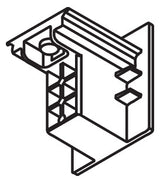 REGIOLUX Endkappe sw Kst DPSN-EK sw RAL9005