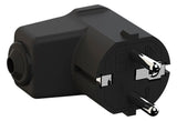 BACHMANN Schutzkontaktstecker 16A 250V 960.102 Kst IP20 sw rechtw