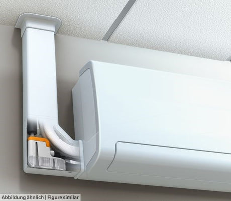 Sauermann Delta Pack Systempumpe Kanal 80x60mm, signalweiss RAL 9003