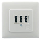 RUTENBECK Anschlussdose TAE_3x6NFN UP TAE 3x6 NFN Up rw rws RAL9010 Schraube