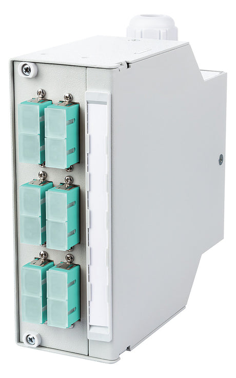 METZ CONNECT LWL-Patchpanel 6f SC-D OM3 15024A5BA06-E Hutschiene m.Pigtails