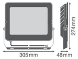 LEDVANCE LED-Anbaustrahler 135W Konv sw FL COMP V 135W 840 SYM 100 BK 1LED ws