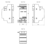 SIEMENS SPS-Digitales E/A-Modul 4Eing 5A LOGO! 6ED1055-1FB00-0BA2 4Ausg AC 230V