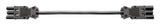 BACHMANN Verbindungskabel 3p H05VV-F sw 375.050 1,5qmm L300mm