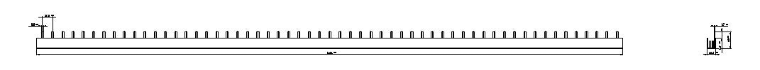 SIEMENS Sammelschiene 80A lamelliert 5ST3710 1016x15x18mm flex