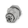 PHOENIX Gerätebuchse 5p ger Einb/steck IPD W 5P2,5 F M25 GY Federzug 600V