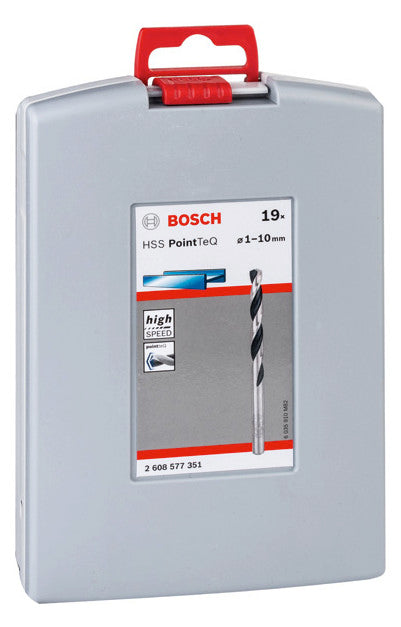 BOSCH-EW Bohrerset 19tlg Bohrer 19xHSS 2608577351 Box