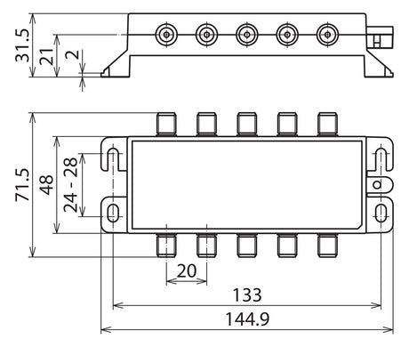 DEHN SE Kombiableiter 120V 0-20VDC AP DGA FF5 TV 2,5kA