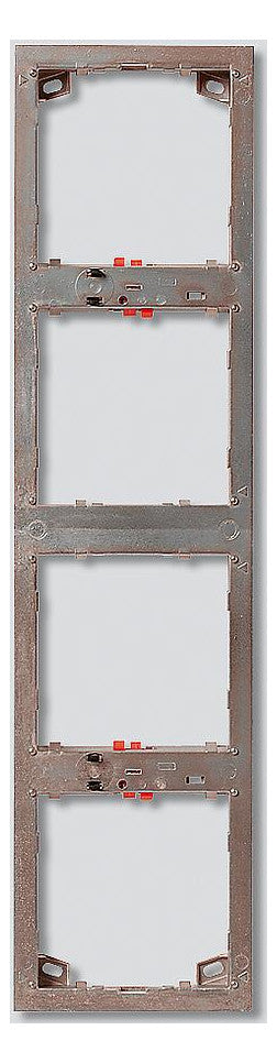 SIEDLE Rahmen-Türstation 4f UP ms Zink MR 611-4/1-0 99,5x399,5x17mm