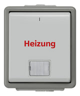 SIEMENS Kontroll-Heizungsschalter glz AP DELTAfläche 5TA4742 IP44 1f