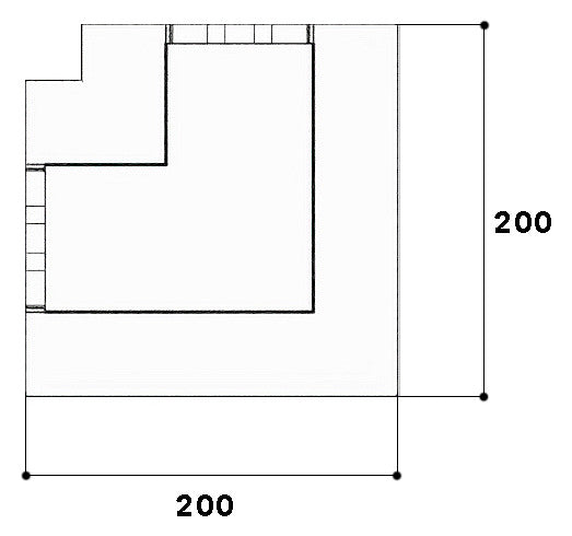 GGK Flachwinkel GEB-K UT/OT 60x170mm Kst BR 60x170/80-FW sw unbeh RAL905