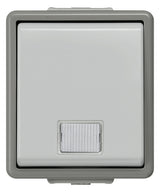 SIEMENS Kontroll-Wechselschalter glz AP DELTAfläche 5TA4710 IP44 1f