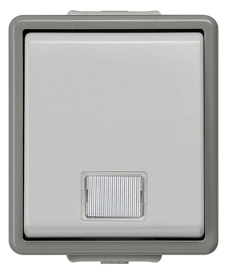 SIEMENS Kontroll-Wechselschalter glz AP DELTAfläche 5TA4710 IP44 1f