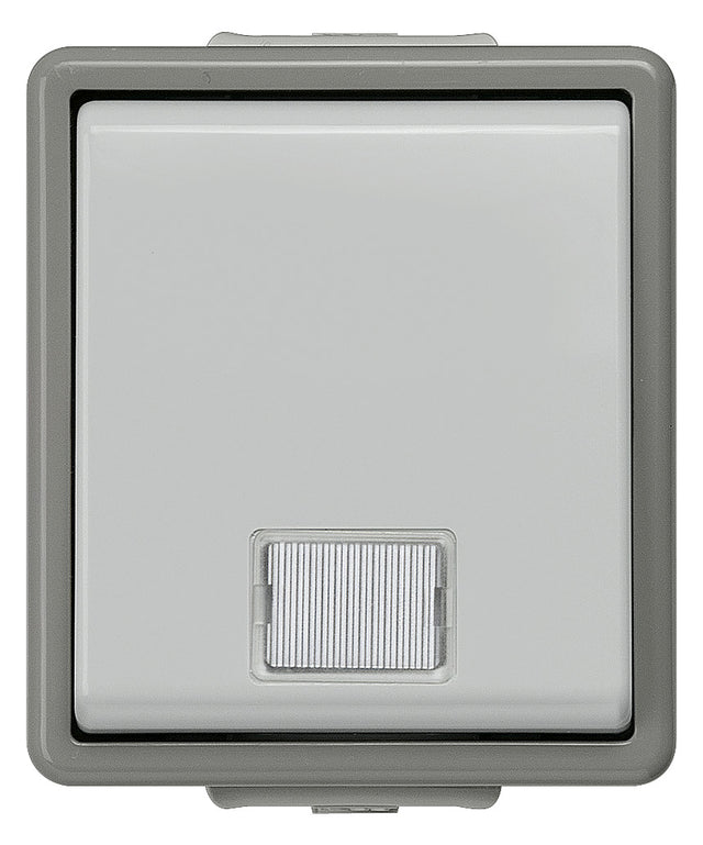 SIEMENS Kontroll-Wechselschalter glz AP DELTAfläche 5TA4710 IP44 1f