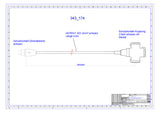 BACHMANN Netzanschlussleitung 5m 16A sw 343.174 3x1,5qmm IP44 Schutzk-Kuppl