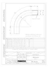 FRÄNKISCHE Alu-Steckbogen  32mm unbeh ABS-E 32 hfr alu