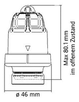 EBERLE Heizungs-Stellmotor 230V AC IP54 TS+ 5.11 120N