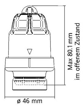 EBERLE Heizungs-Stellmotor 230V AC IP54 TS+ 5.11 M28