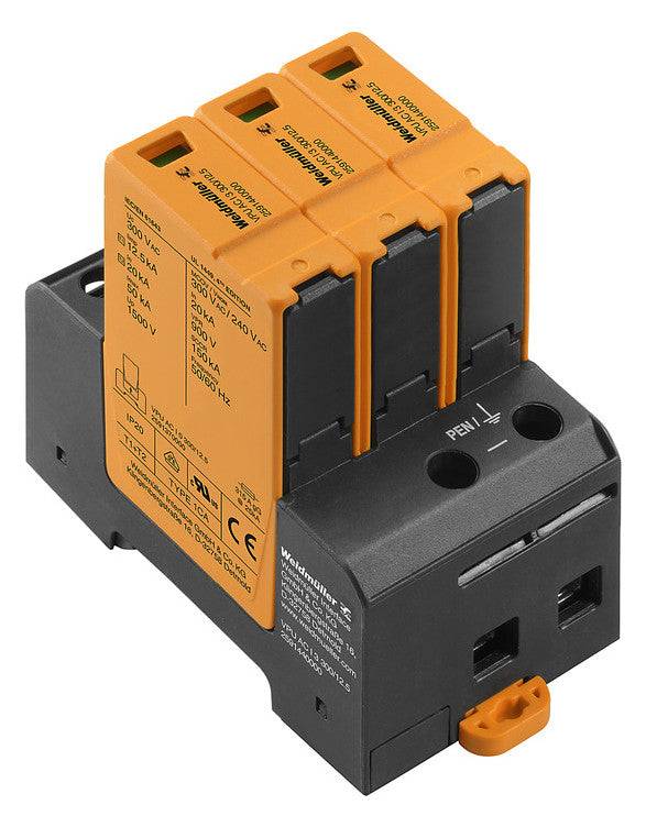 WEIDMÜLLER Überspannungsableiter 230VAC VPU AC I 3 300/12.5 Netzform-/TN-C/TN-C-