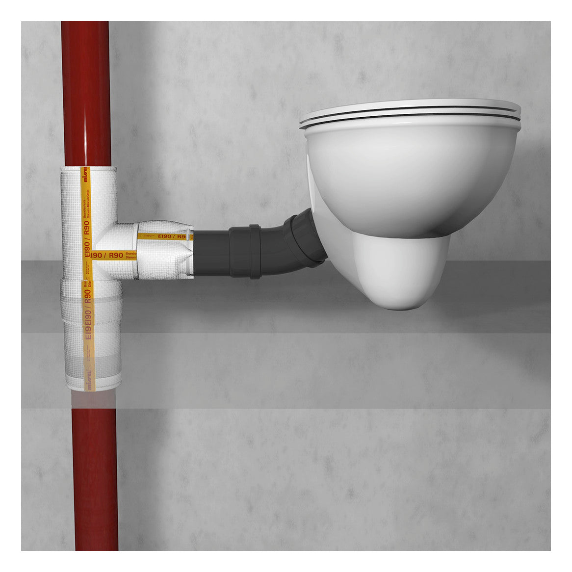 Missel Brandschutz-Dämm-Manschette R90 BSM-GuKu Set DN 80 | 253-2081