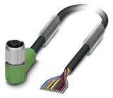 PHOENIX Sensor-Aktorkabel 12p 5m M12 PUR SAC-12P- 5,0-PUR/FR SCO Female abgew