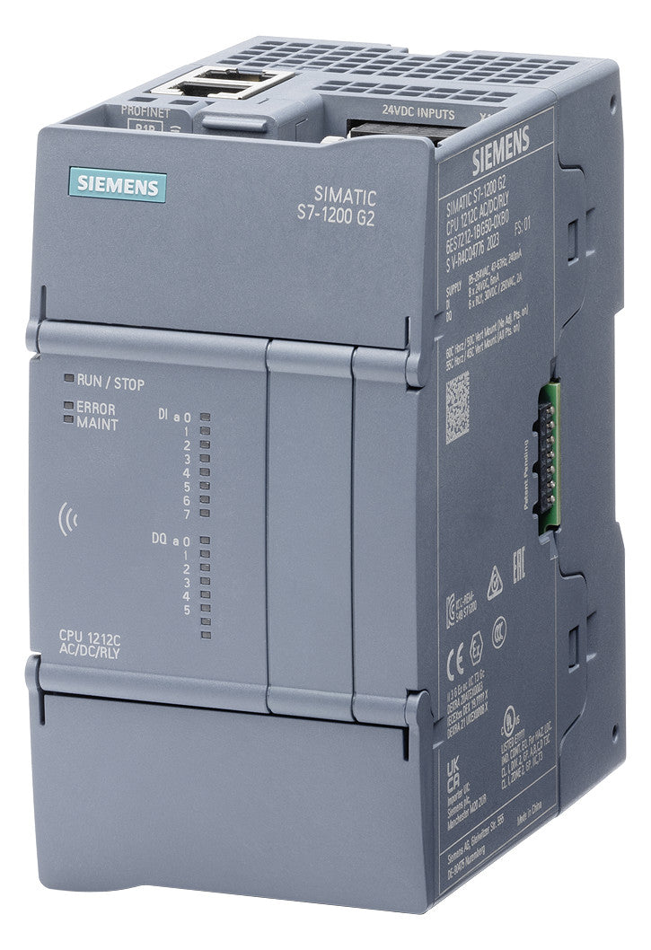 SIEMENS SPS-Steuerung kompakt 8digiEing 6ES7212-1AG50-0XB0 20,4-28,8VDC