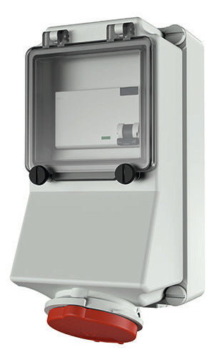 MENNEKES CEE-Schaltersteckdose 5p 16A 6h 7312 400V/rt IP44 Kst gemischt