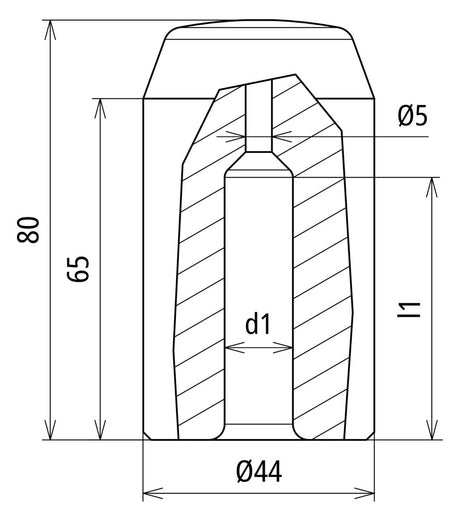 DEHN SE Schlagkopf  20mm ST unbeh SKO TE 20 STBLANK
