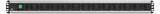 BACHMANN Steckdosenleiste 12f gr 2m 90° 300.005 m.Ein/Aus IP20 1,5qmm