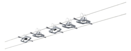 PAULMANN Anbaustrahler 10W Konv NV chr MacII 941.33 GU5,3 chr ST IP20 Seilkl